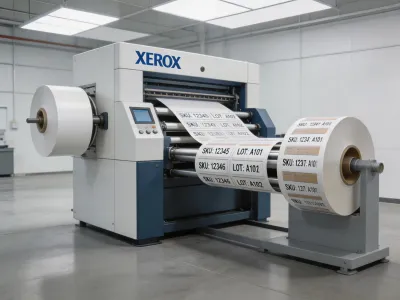 Xerox label printer for variable data and short-run packaging