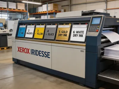 Xerox Iridesse Production Press with six imaging stations
