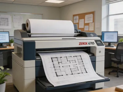 Xerox Wide Format 6705 monochrome plotter for AEC plots